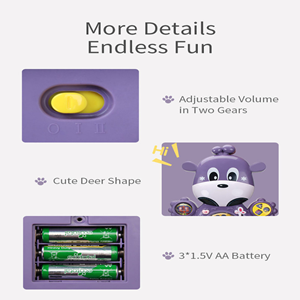 اسباب بازی واکر موزیکال مدل زرافه بنفش FIVESTAR TOYS_اسباب بازی